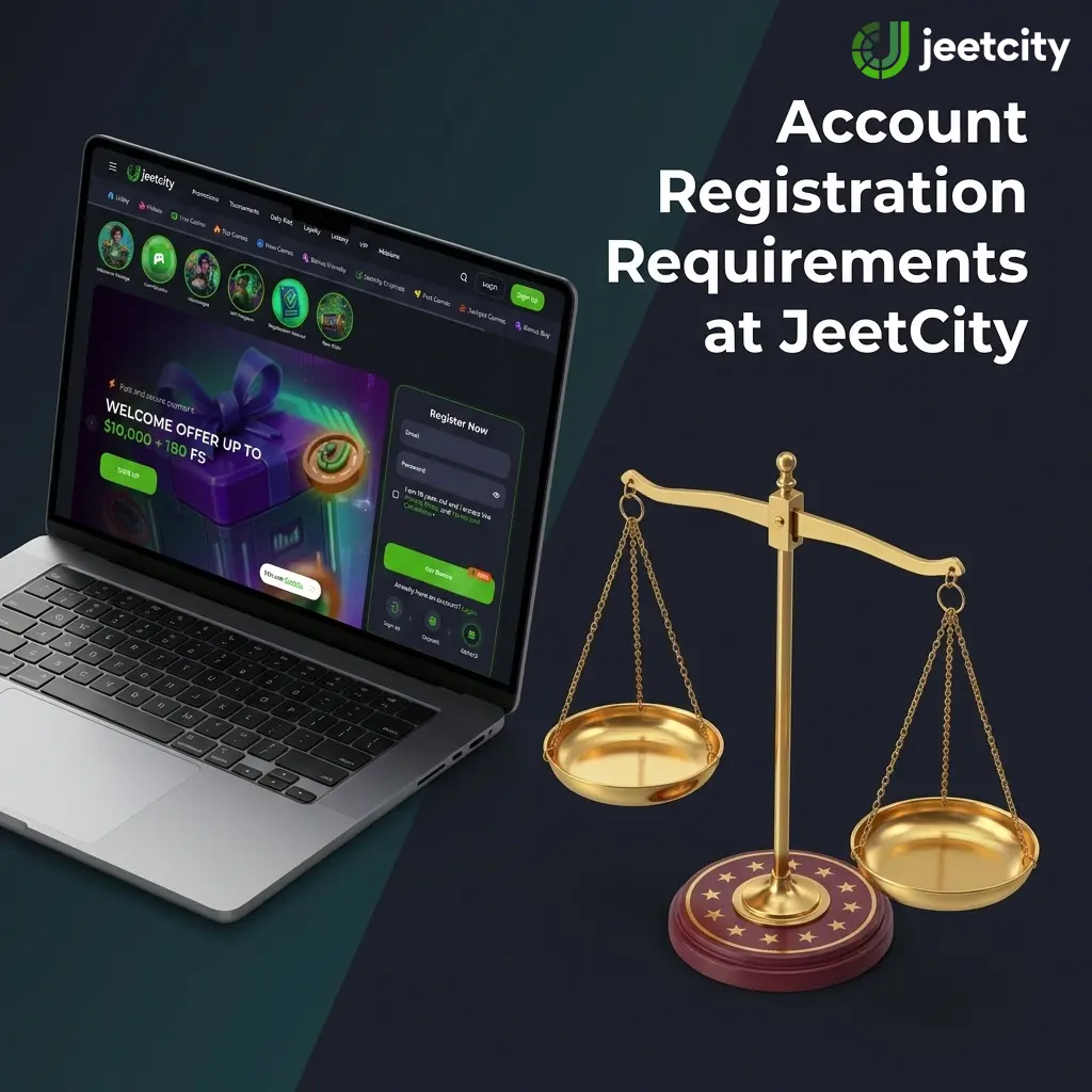 JeetCity account registration requirements