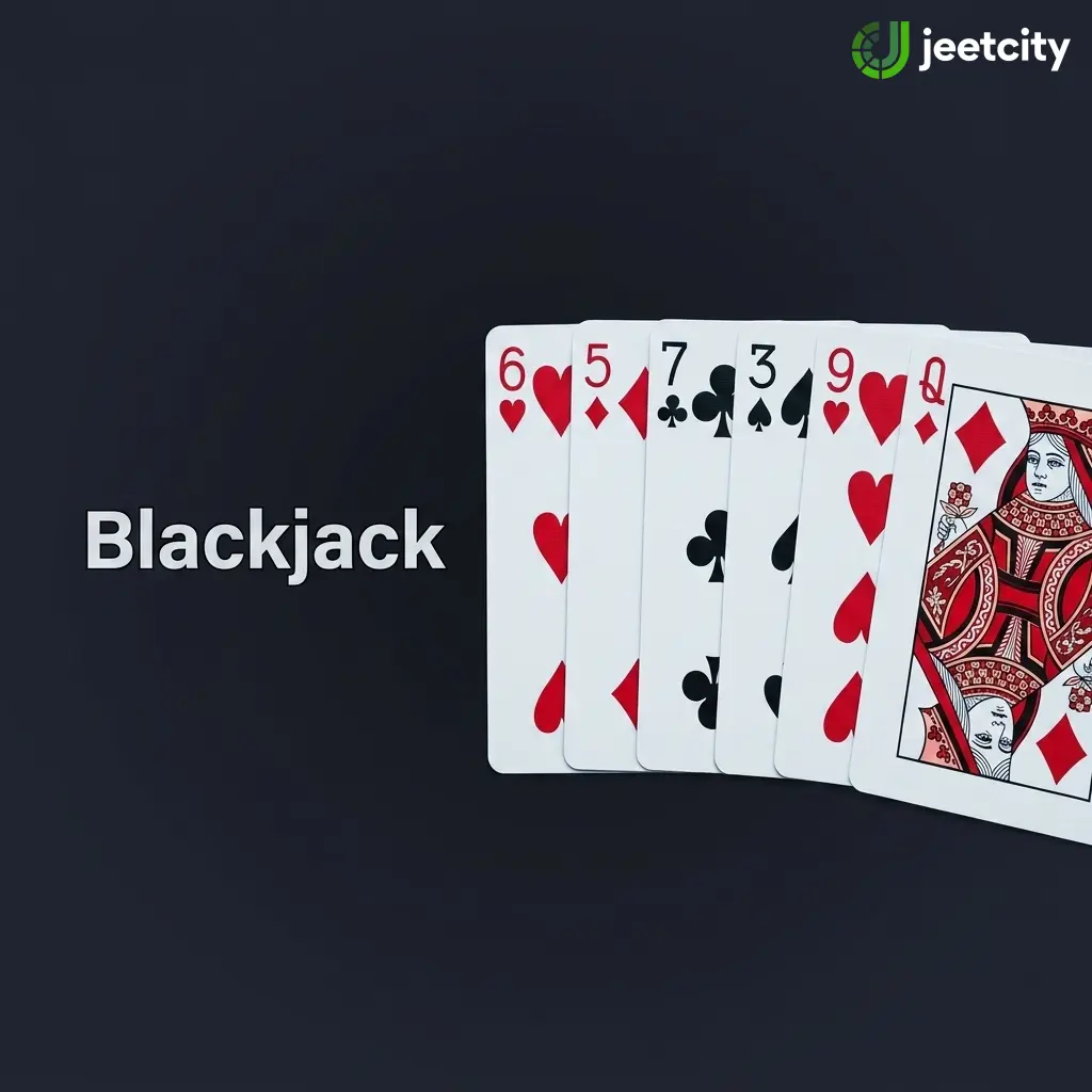 Live blackjack table at JeetCity Casino