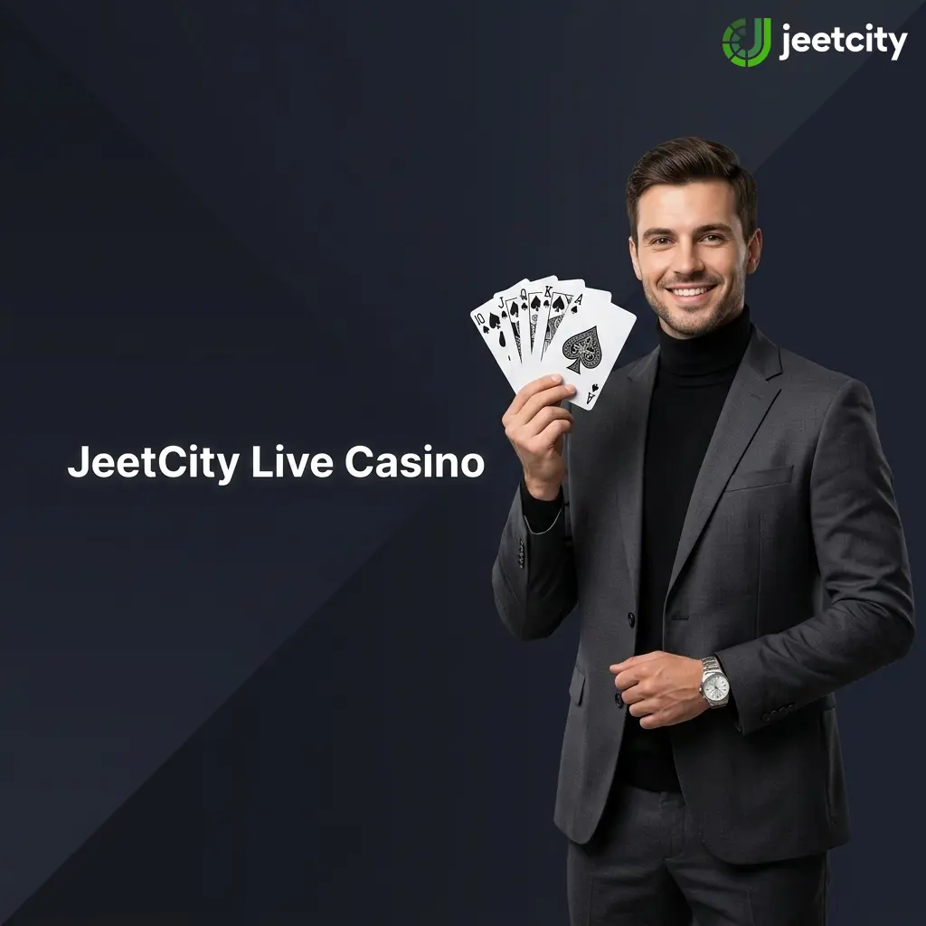 JeetCity live casino dealer tables with professional croupiers
