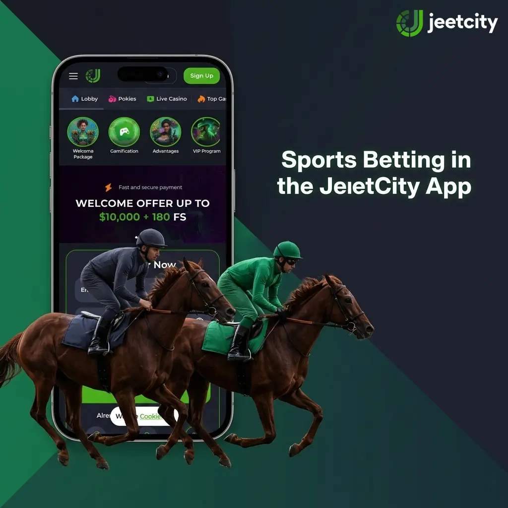 Sports betting markets in the JeetCity app