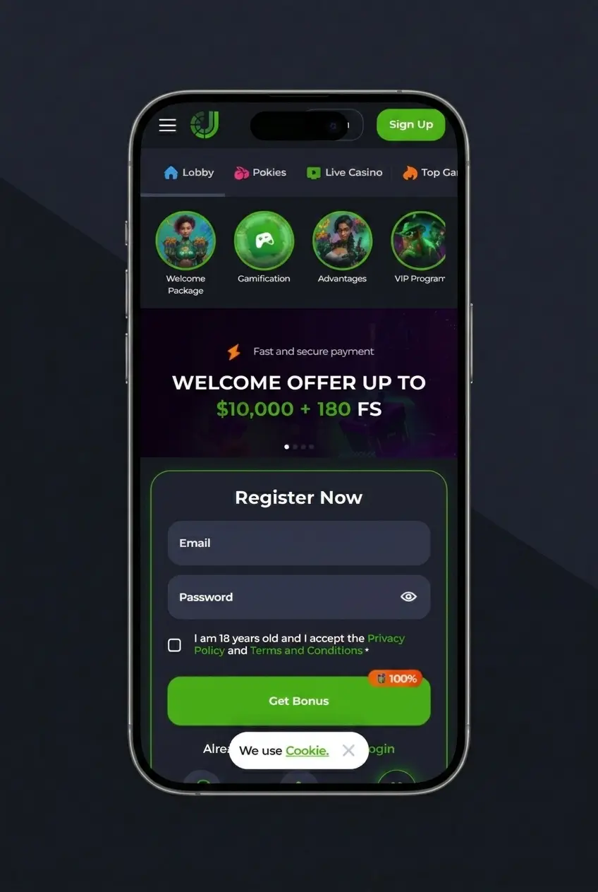 JeetCity Casino registration and first deposit steps
