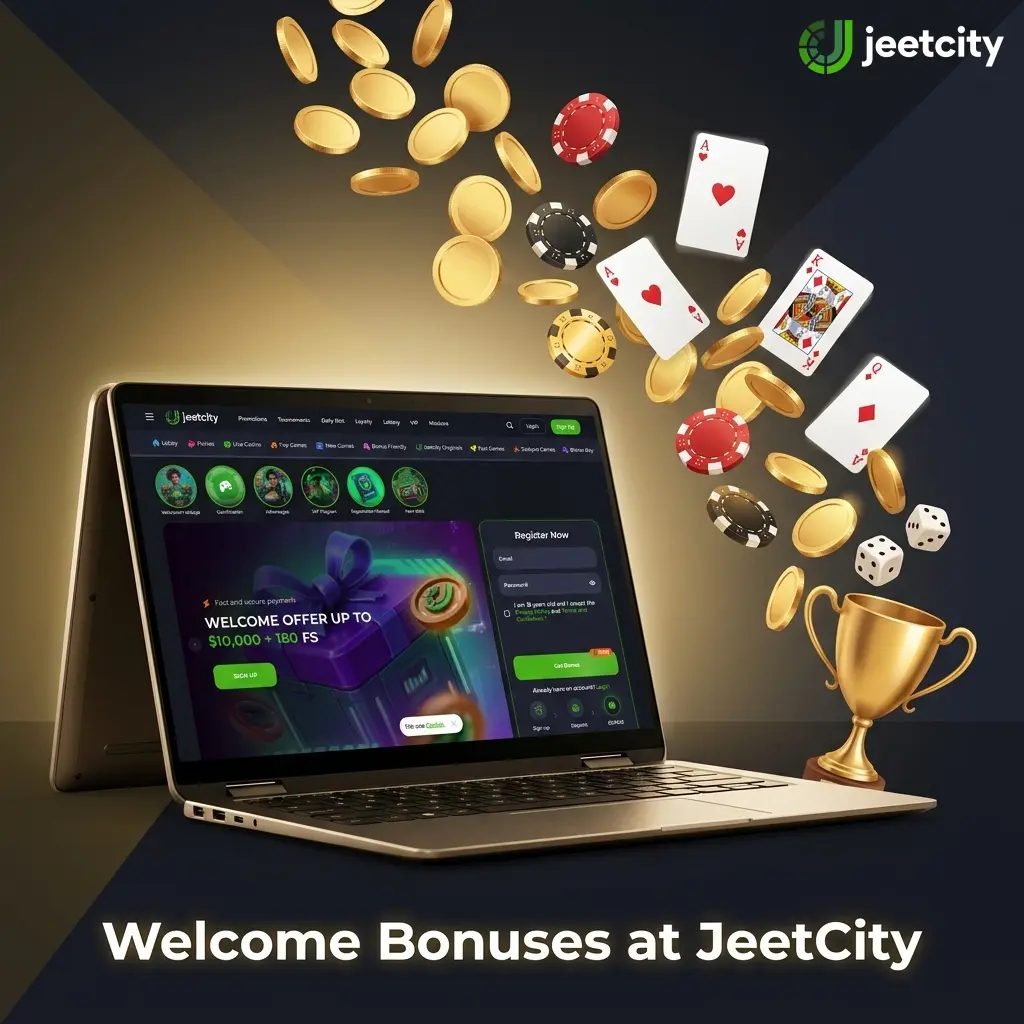 JeetCity welcome bonus package for Australian players