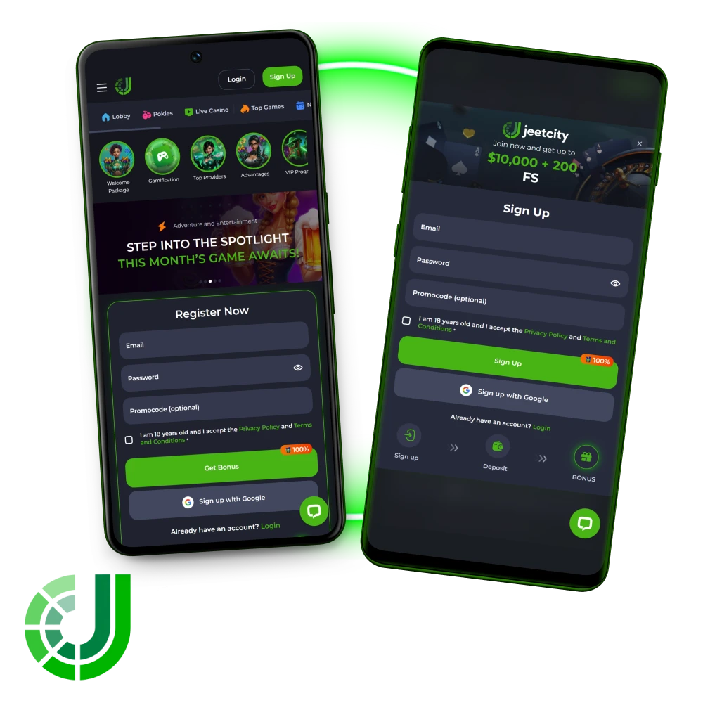 Download the JeetCity mobile app to enjoy seamless casino gaming anytime.