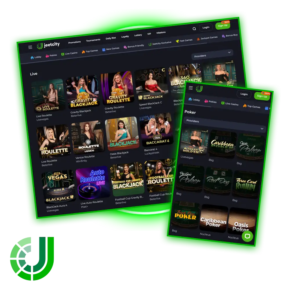 Experience the real thrill of games with professional live dealers at JeetCity right now.
